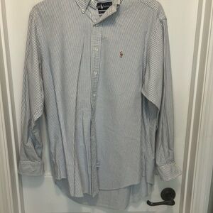 Ralph Lauren Blue Casual Button Down Shirt